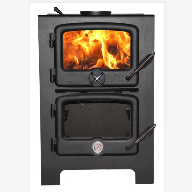 Warmfire high quality wood stove with oven hot  sell wood heater