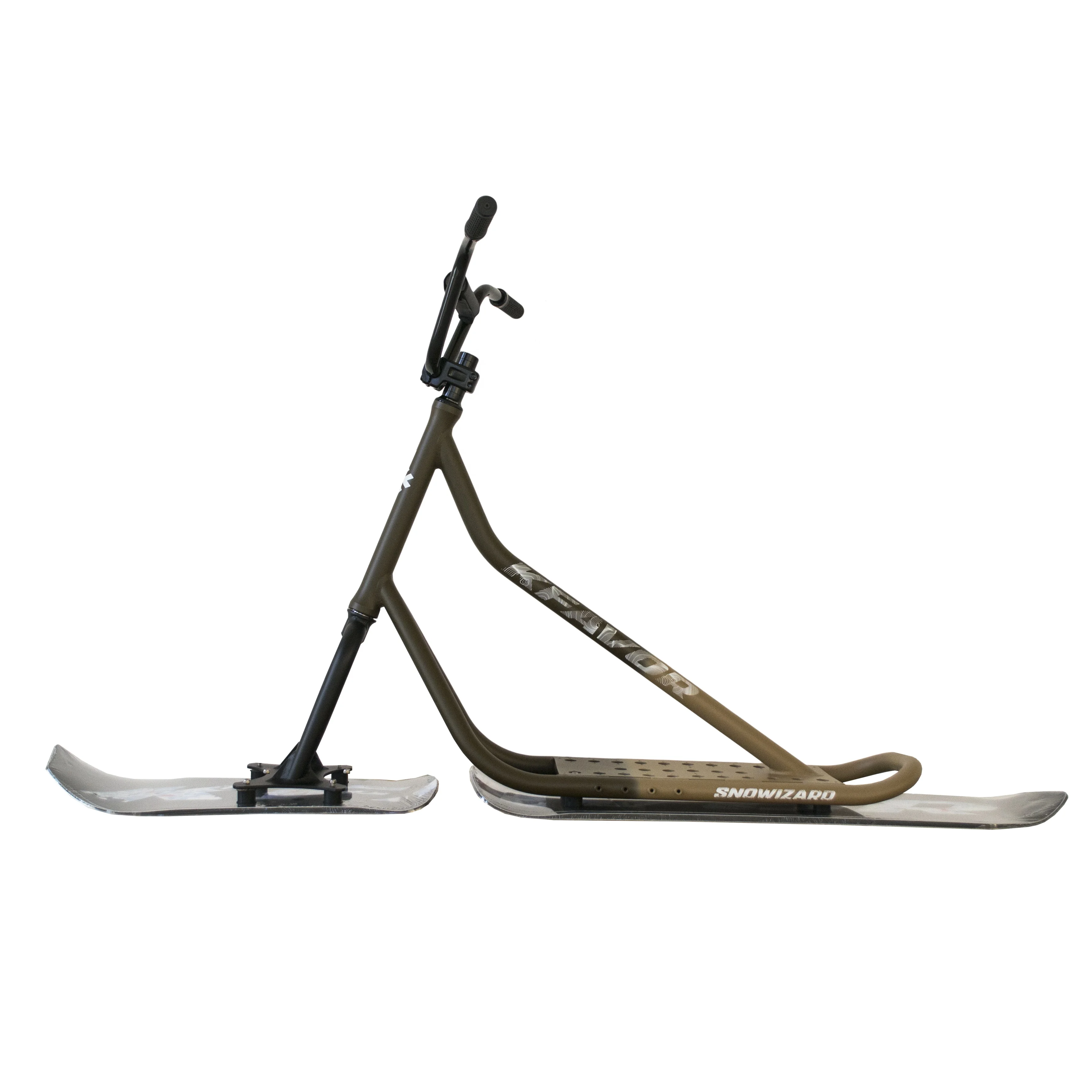 KFAVOR snowscoot готовы! Самый популярный Снегокат новый дизайн Лыжный велосипед для