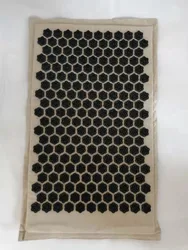 Natural Linen Yoga Yantra Foot Shakti Lotus Spikes Massage Acupressure Mat