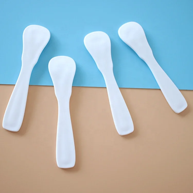 Оптовая продажа 76mmbeauty макияж шпатель мини небольшой уход за лицом крем для кожи вокруг глаз Совок косметическая маска ложка