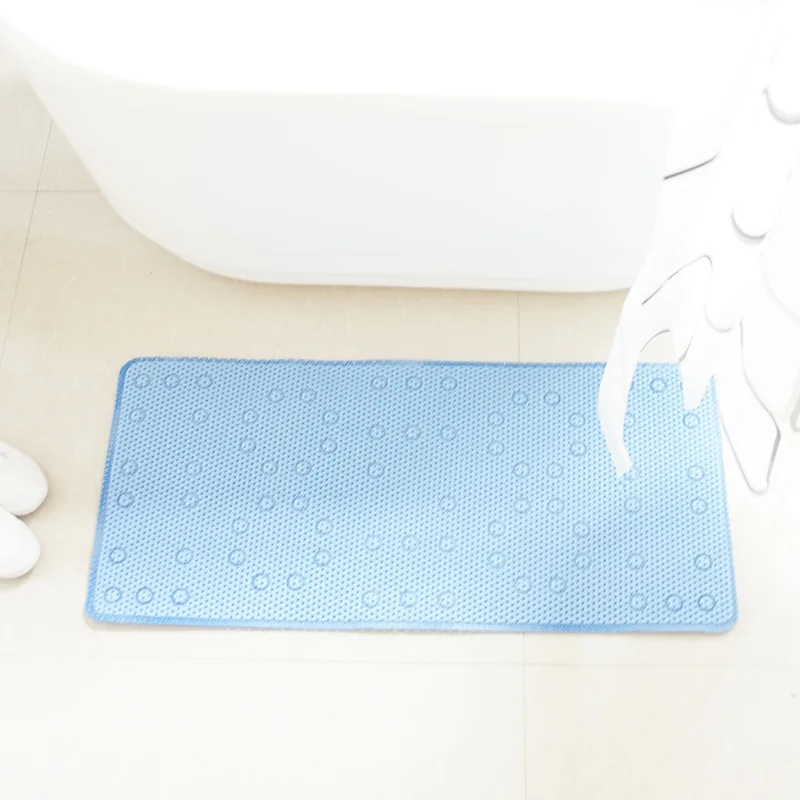 Hot selling in Europe and America PVC bathtub non-slip mat with suction cup foam   bath mat 43*91CM