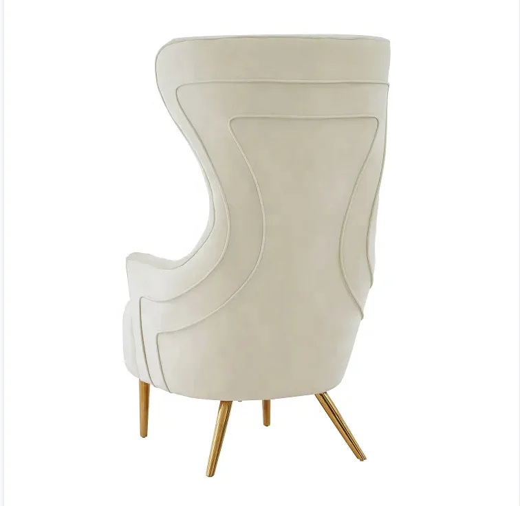 JINXINRAN living room furniture single chair light luxury modern accent leisure chair