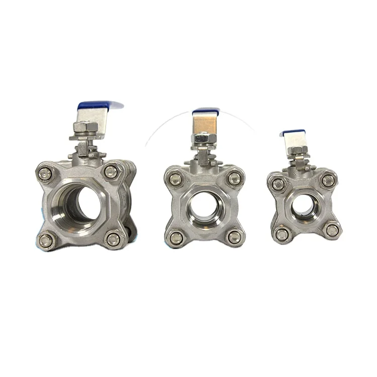 Factory hot sale DN50 sanitary BSP NPT female internal screw thread manual one piece ss 316 stainless steel ball valve for steam