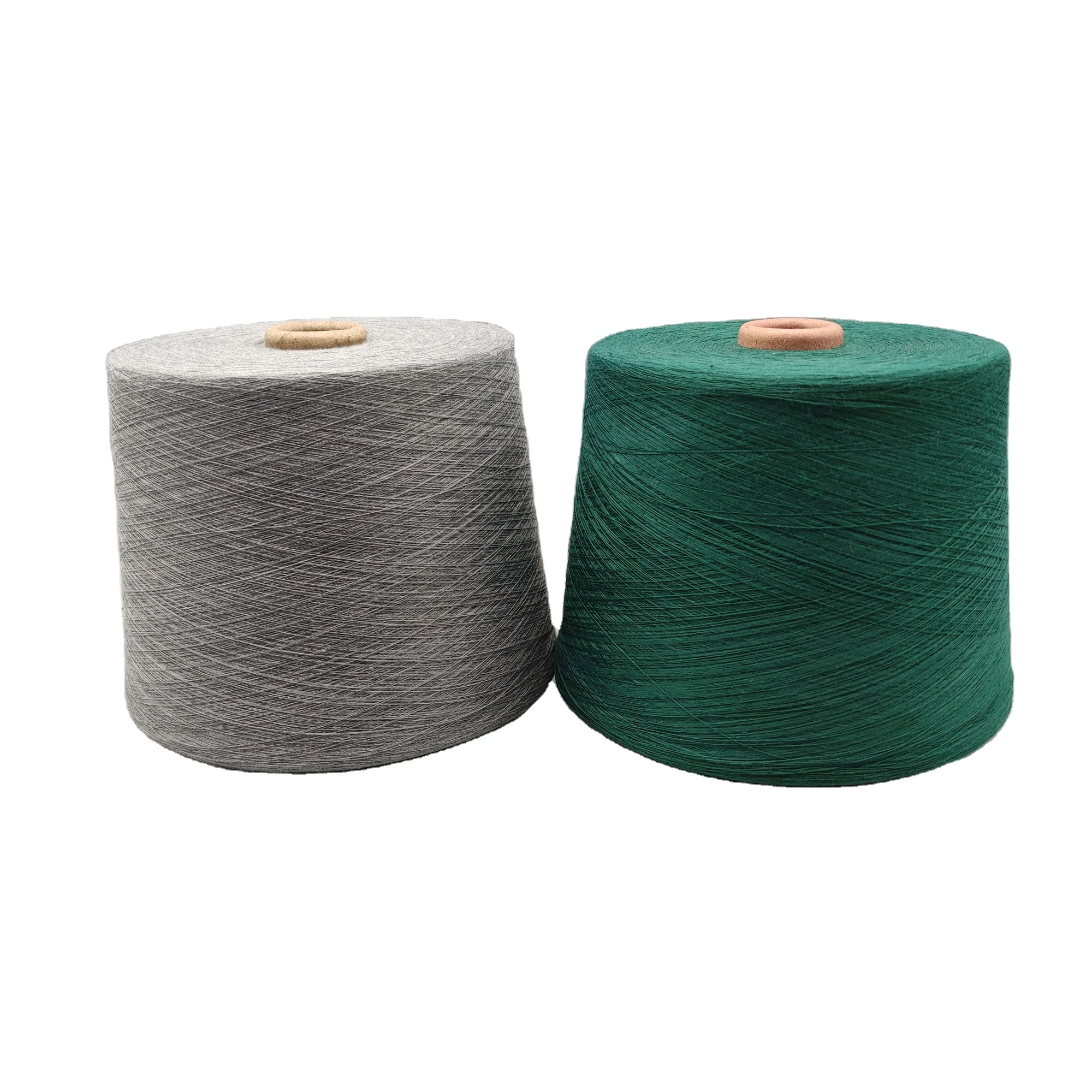 21S color recycled cotton yarn  for knitting socks