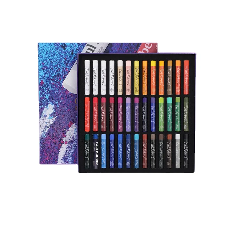 Paul Rubens Oil Pastel Set Crayon Box Super Soft Panpastel Drawing Stationery Art Supplies Gift for Artist - Standard 36 Colors