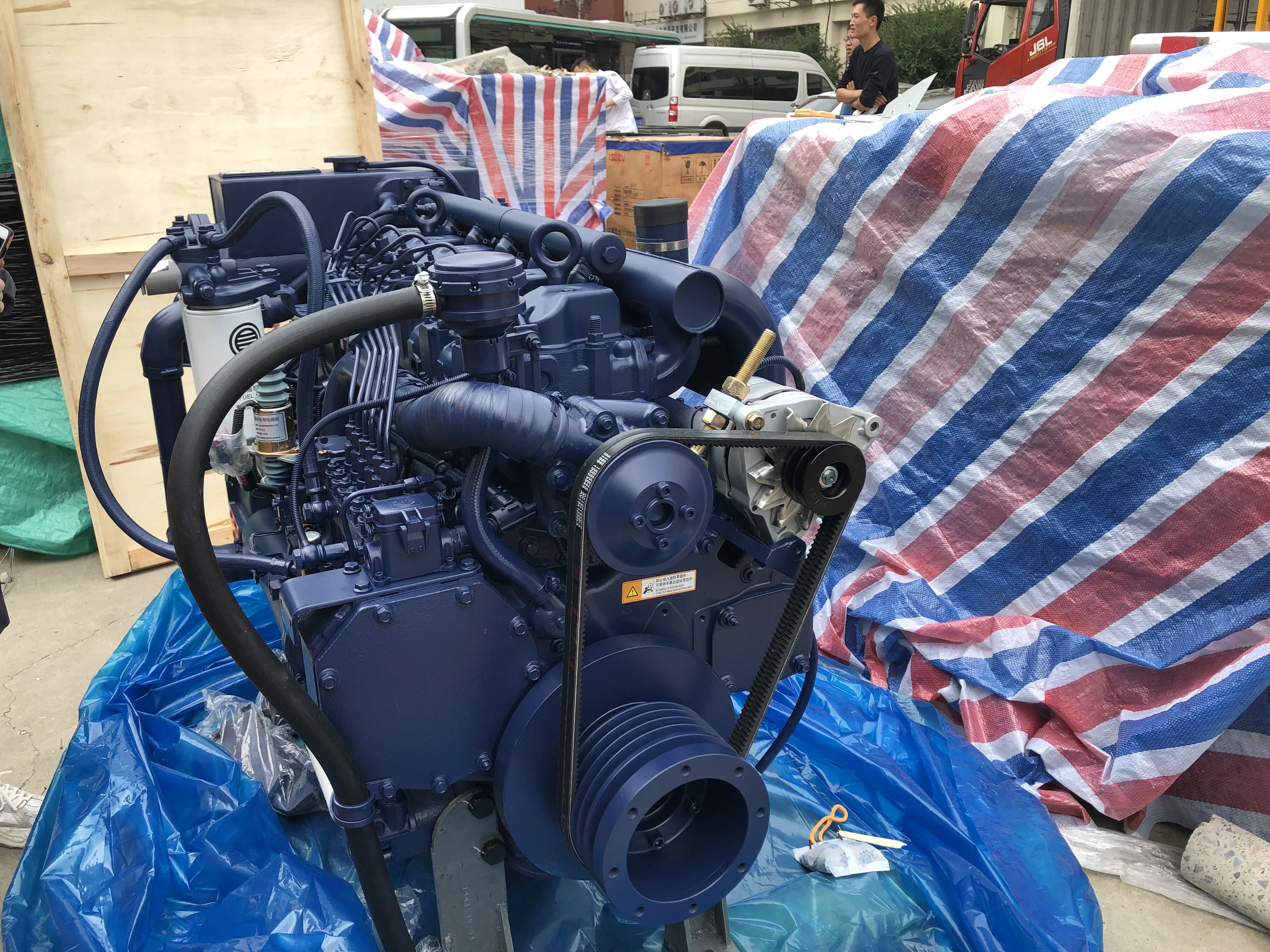Оригинальный Weichai 6-ти цилиндровый 4-тактный водяного охлаждения WP6 серии 122HP-250HP лодочный