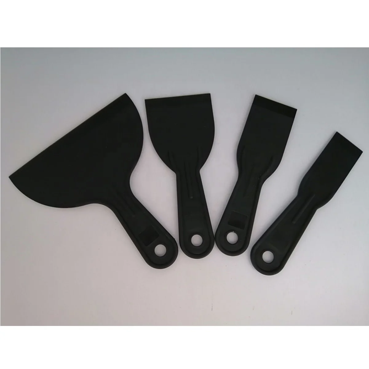 1.5' 2' 3' 6' Putty Knife Set Plastic Handle Blade Plastic Scraper for Small Painters
