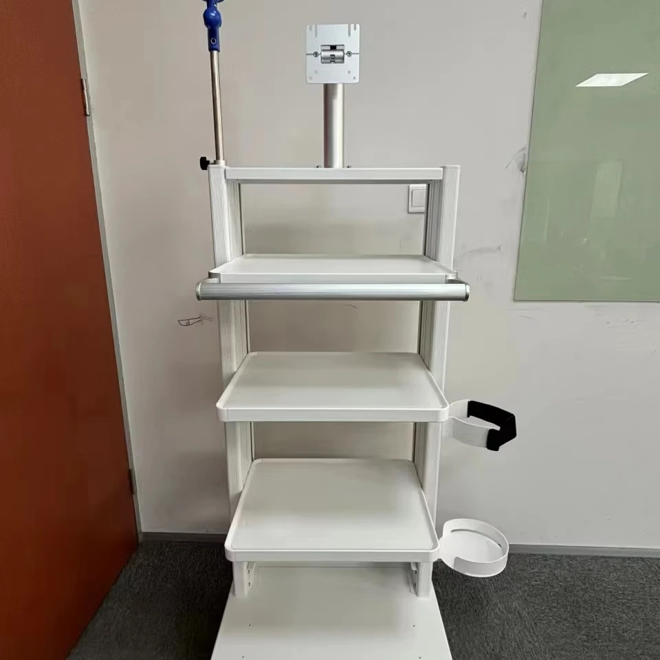 Customized Laparoscopy trolley cart arthroscopy trolley colposcope cart endoscopy holder