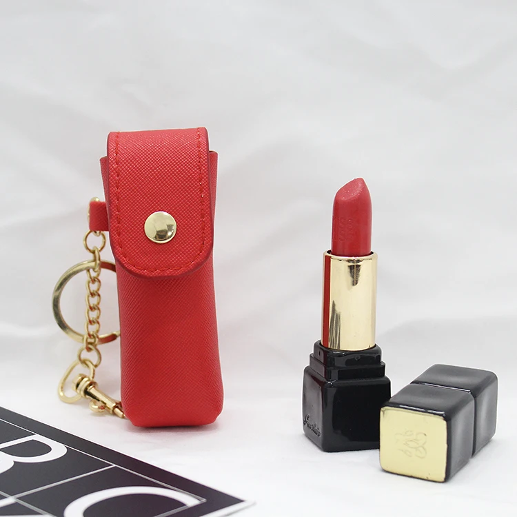 Lipstick shape pouch cosmetic bag for women factory wholesale 2021 newest