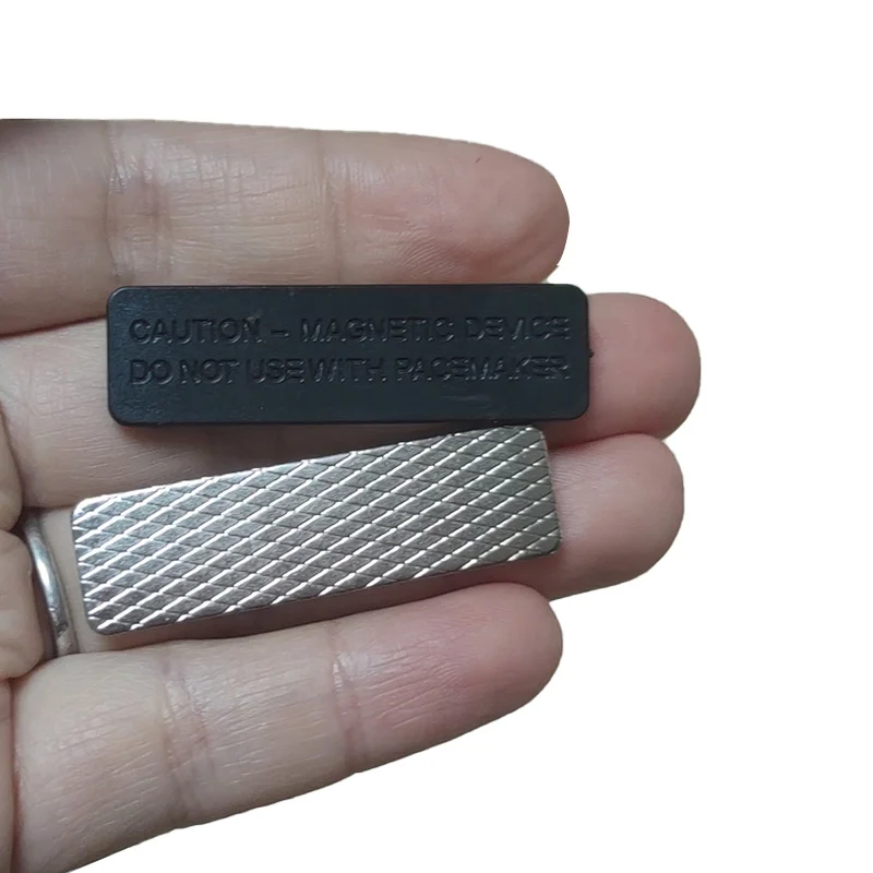 Magnetic Name Tag Holders with 3 Premium Strength Neodymium Magnets for Name and Badges
