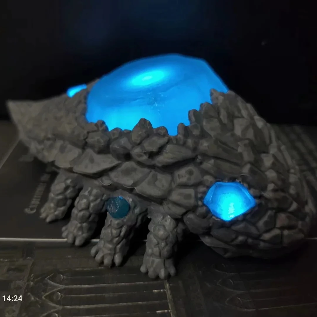 Gecco DARK SOULS gem Crystal worm statue Light-up Dark Souls Figure Model Toy can glow LED Light