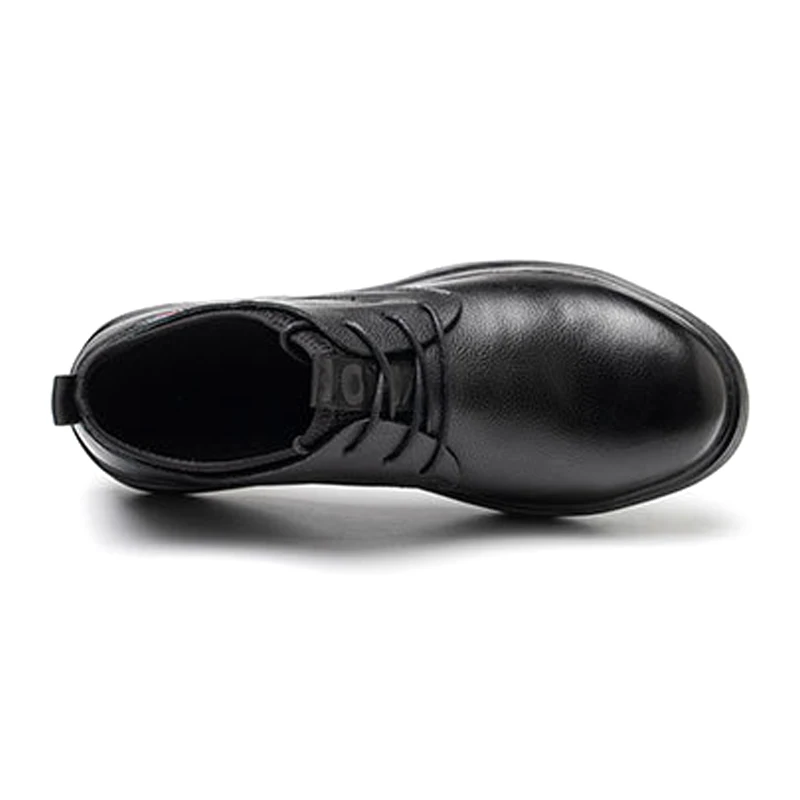 Wholesale price mens safety shoes lightweight steel toe leather anti slip safety shoes