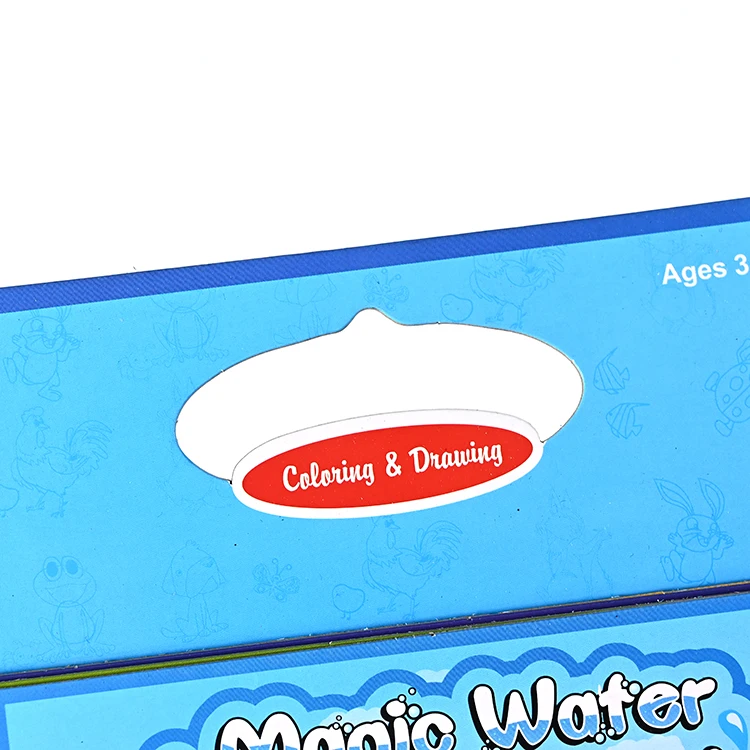 Custom educational a4 a5 reusable children magic water coloring drawing painting book