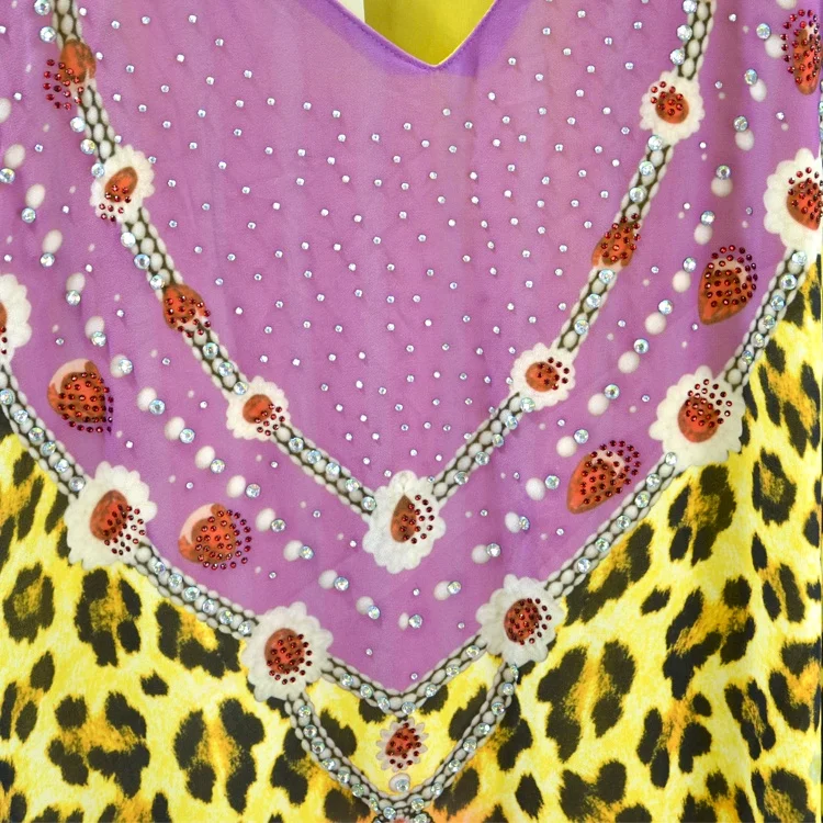 Женские платья с разрезом, кафтан, африканская Повседневная абайя с кристаллами