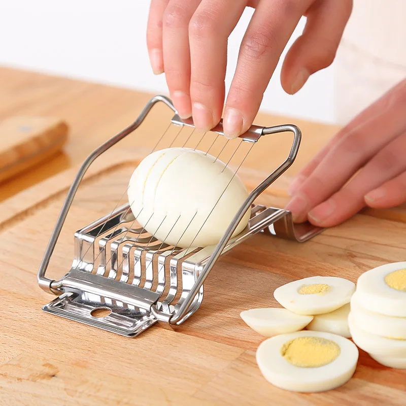 805 stainless steel egg slicers cutters stainless steel handheld cutter slicers egg top cutter