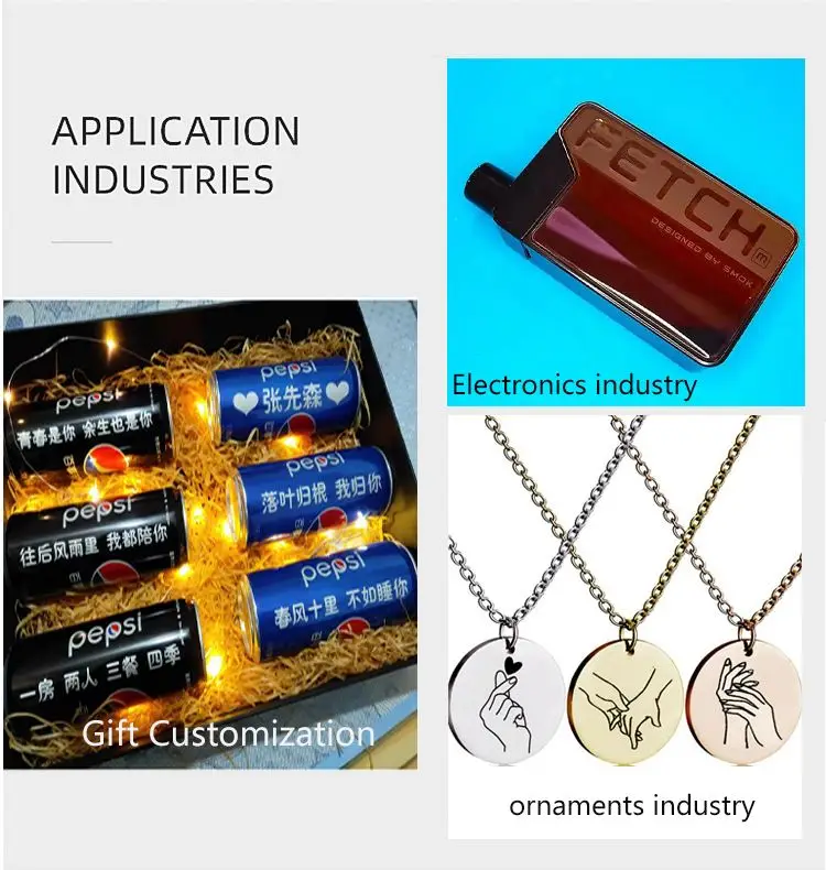 Plastic Bottle Laser Engraving Machine Code Date Series Bottle Laser Marking Printer Fiber Laser Marking For Pet Water Bottle