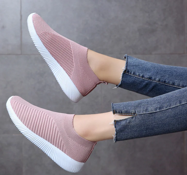 Factory Custom Breathable Mesh Sneakers Custom Blue Womens Sneakers Fashion