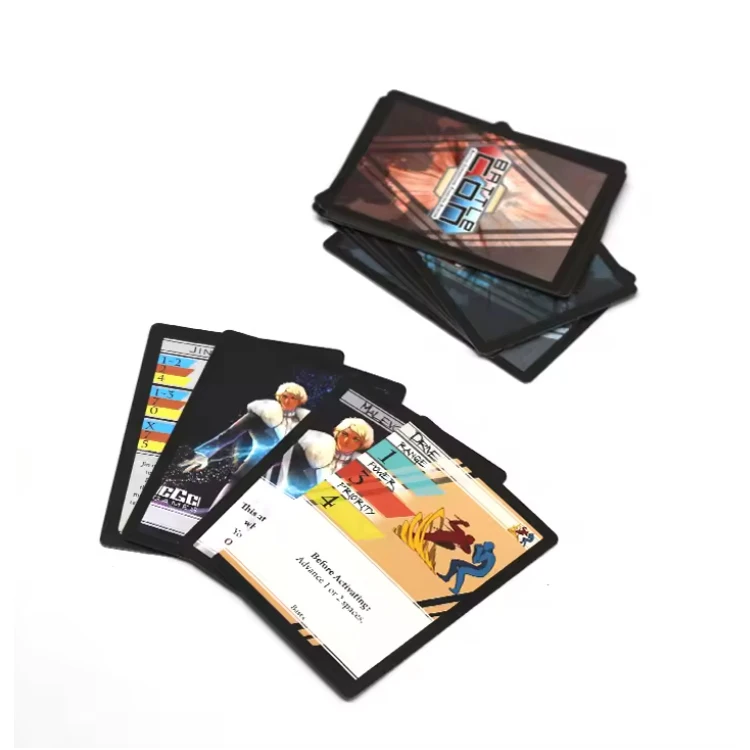 Custom printing a deck of cards maker Kids Yugioh Card Game OEM production supplier