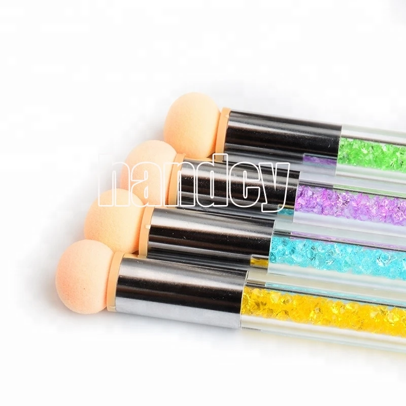 UV Gel Acrylic Blooming Nail Art Sponge Painting Gradient Brush Pen Glitter Powder Picking Manicure Tool