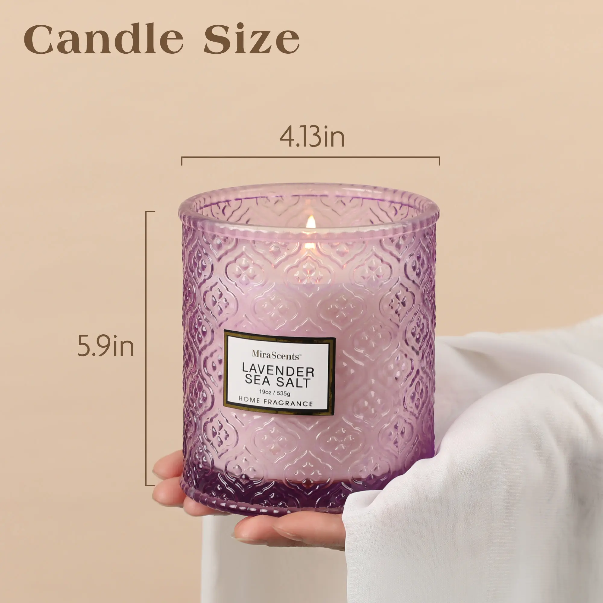 Luxury Soy Wax Fragrance Home Valentines Christmas Gift Set Box Glass Jar Custom in Stock Aromatic Scented Candle