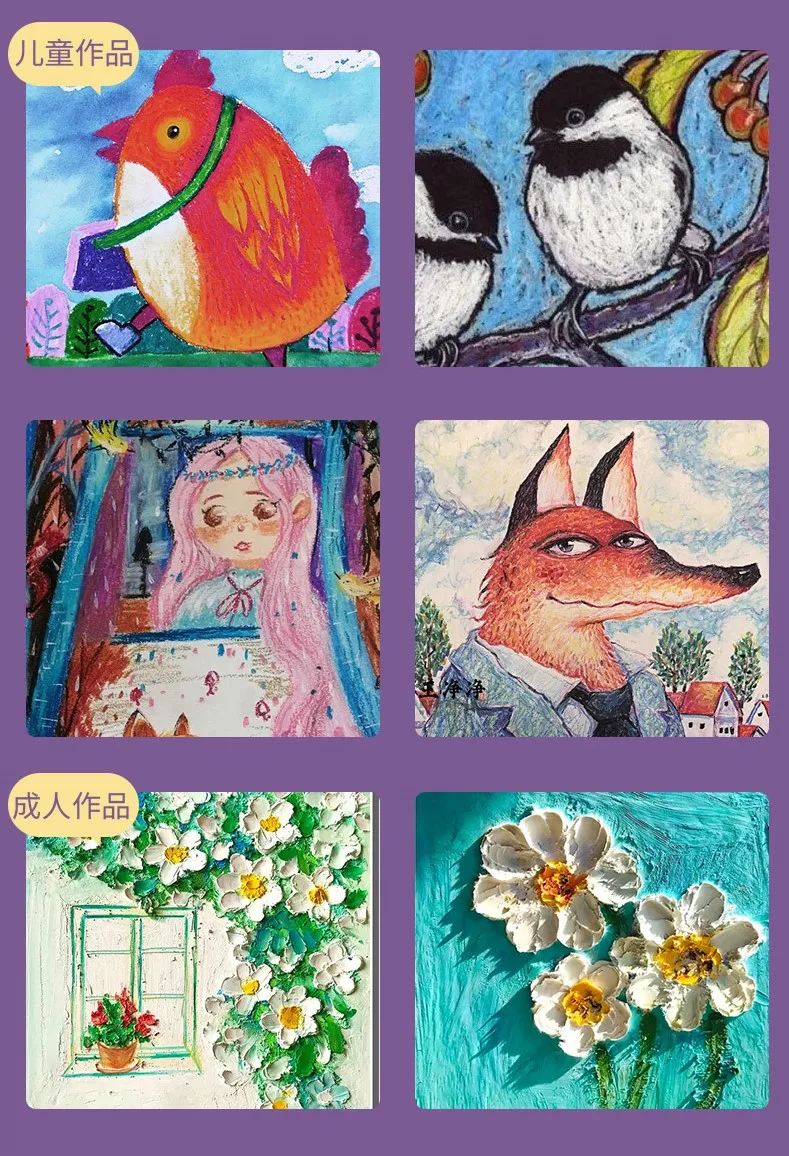 High Pigment New Design Washable Customized Crayon 12 24 Colors Oil Pastel Set For Kids Drawing