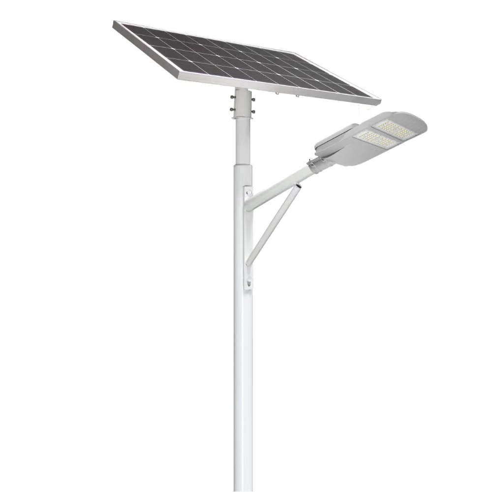 Commercial aluminum waterproof outdoor all in two led solar street light 50W 100W 150W 200W