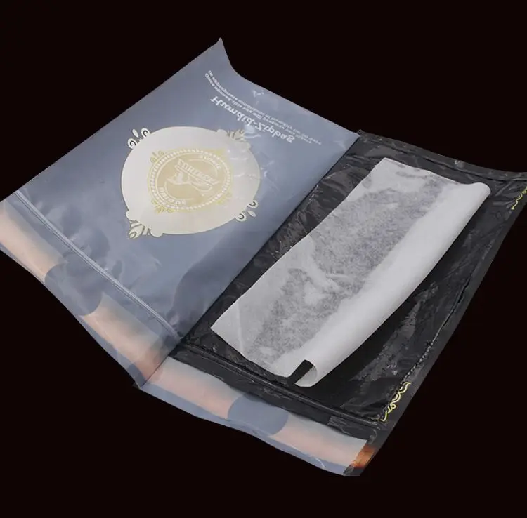 Customized Printed 150 gsm Humidor Bag For Cigars 4-50Ct Humidified Cigar Bags Reclosable Zip-Pack