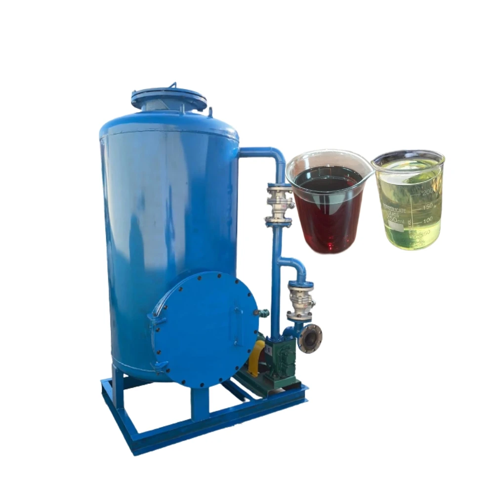china made waste oil purification plant used oil refining machine