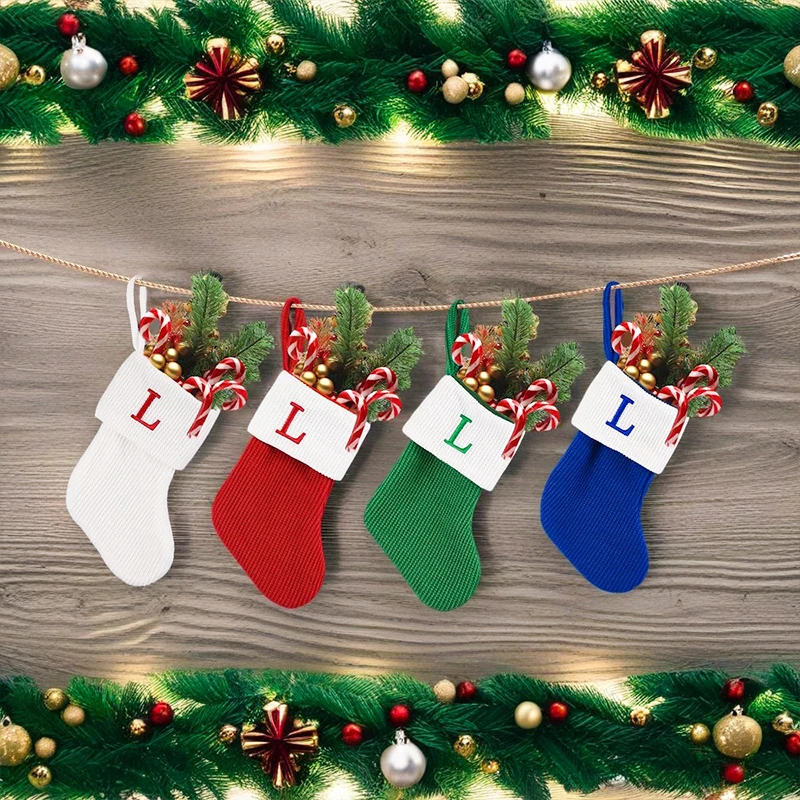 Free Sample Best Selling Products 2024 Polyester Tactical Christmas Stocking For Sublimation