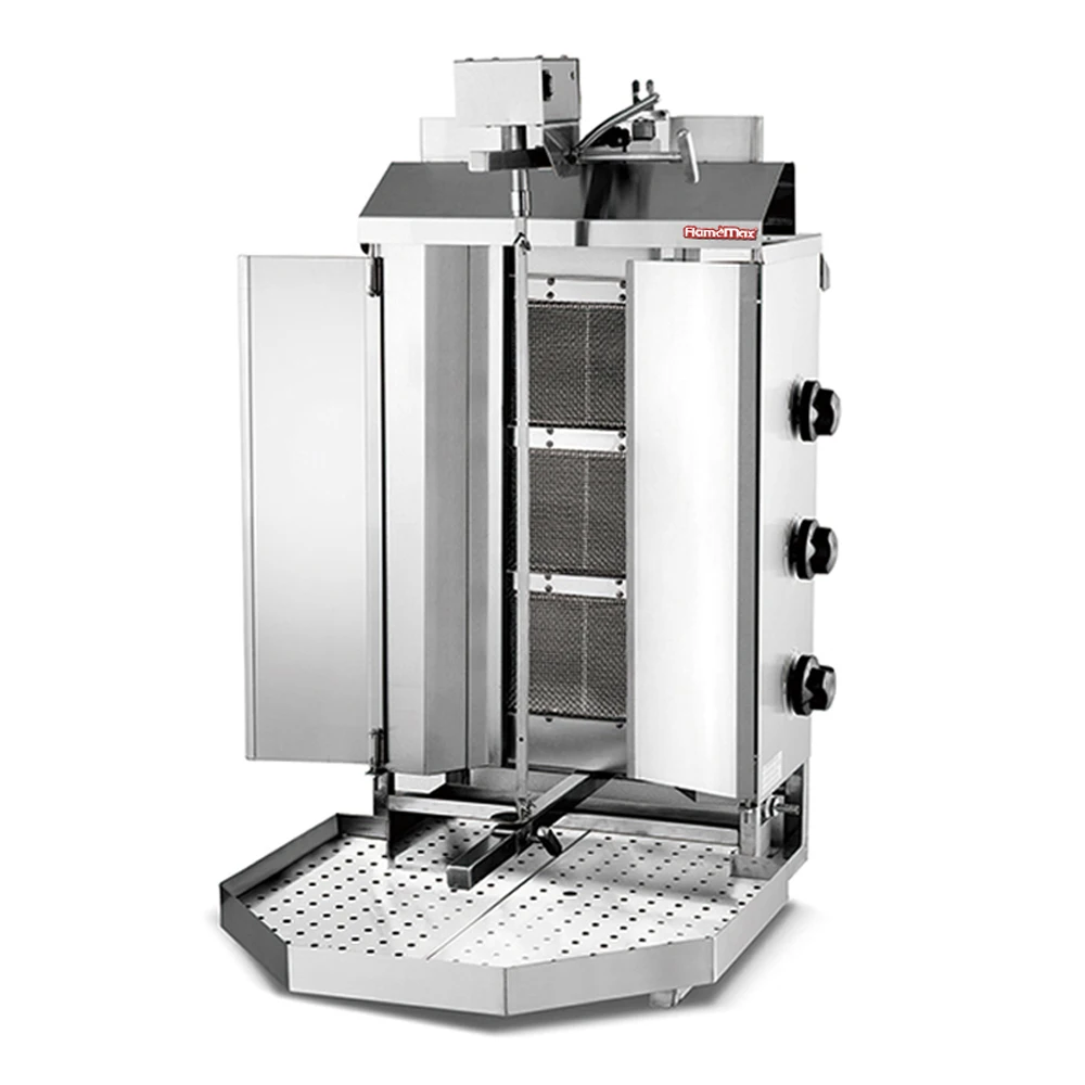 HGV-B26 stainless steel shawarma gas grill/shawarma machine/kebab machine
