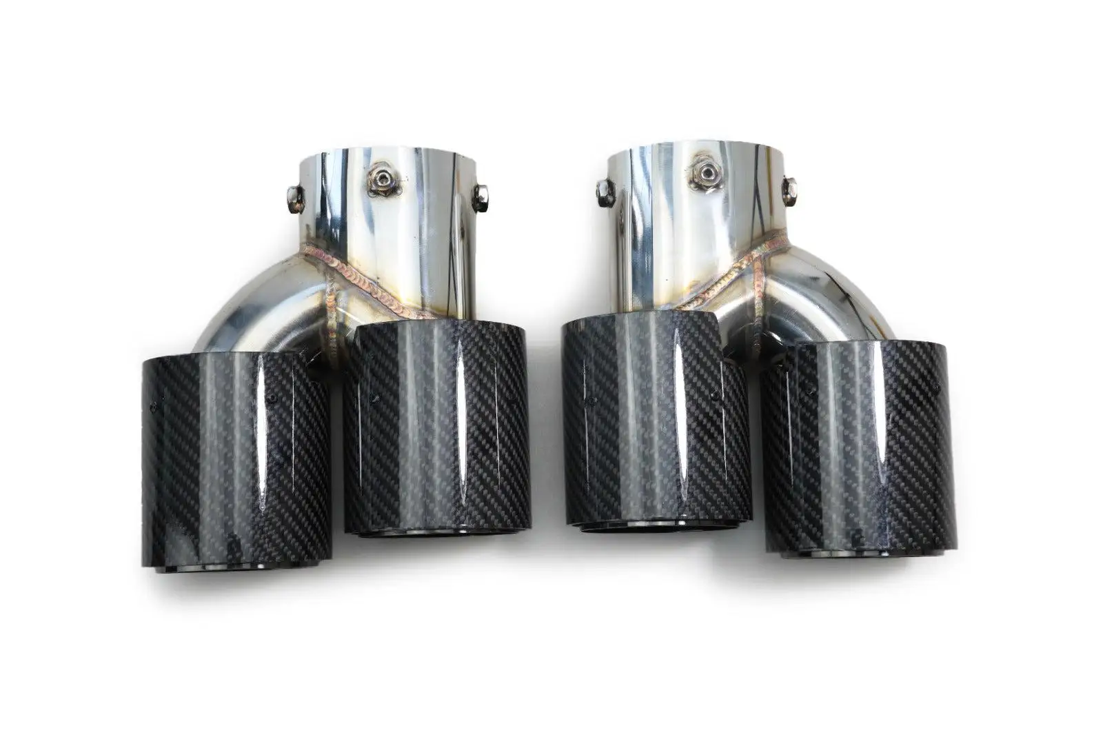 Car Exhaust Pipe Exhaust Pipe Muffler Tip Exhaust System Pipes Carbon Fiber for BMW G20 G28 M240i M340i M440i 19-22 Carton Box