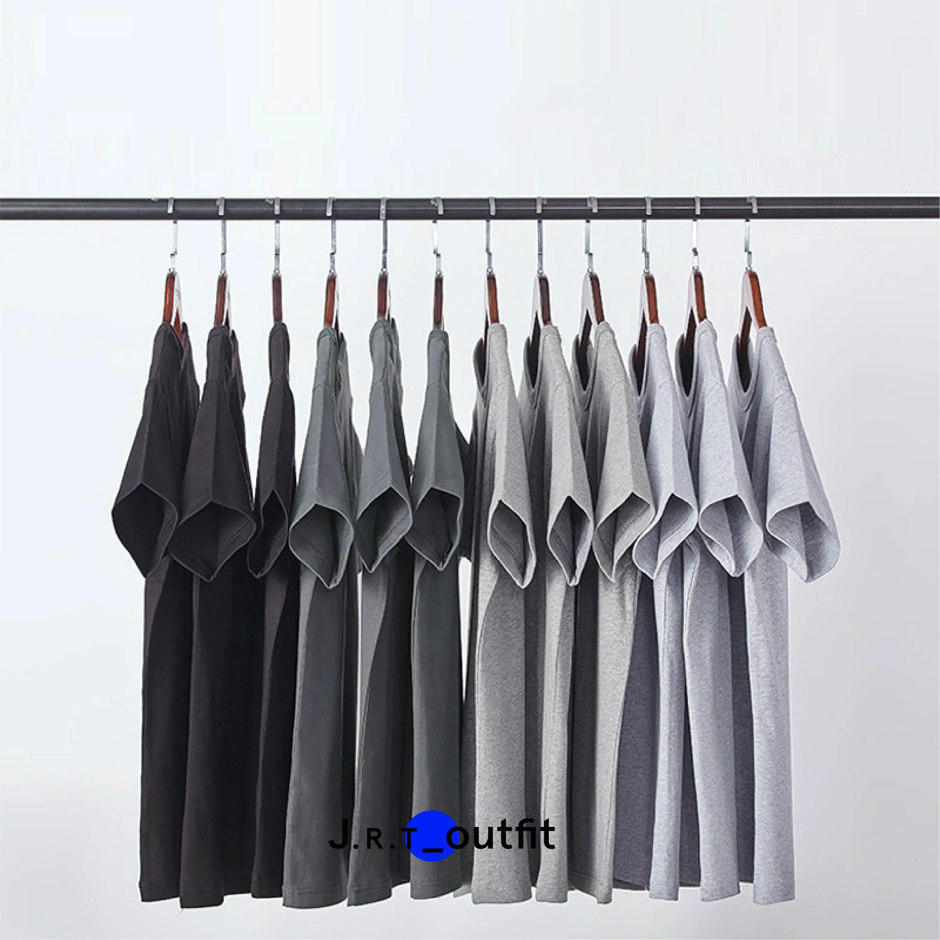 Unisex Regular-Fit 270G Thicken Short-Sleeve 100% Cotton White Custom T Shirt