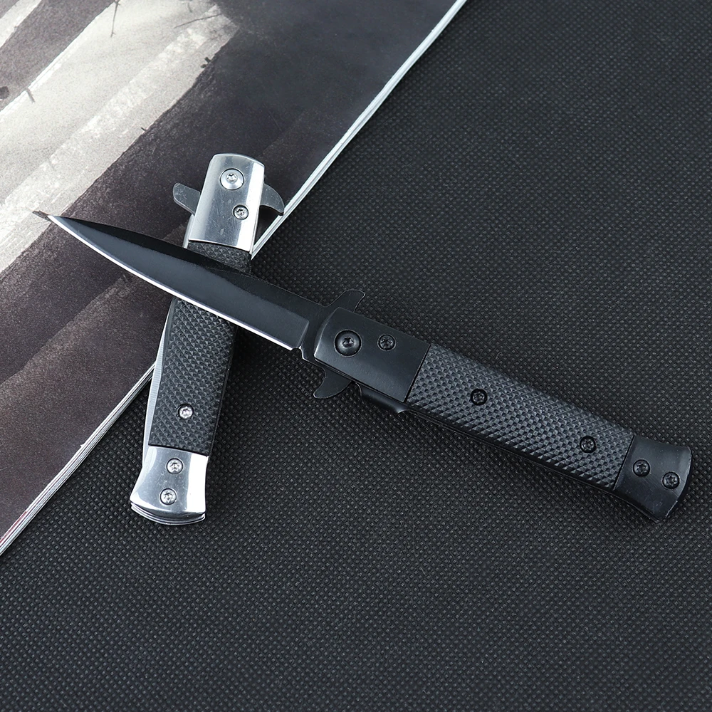 High quality Private custom 420ss Blade & Plastic Handle Cheap Pocket Knife Hunting knife edc Outdoor Folding Pocket Knife