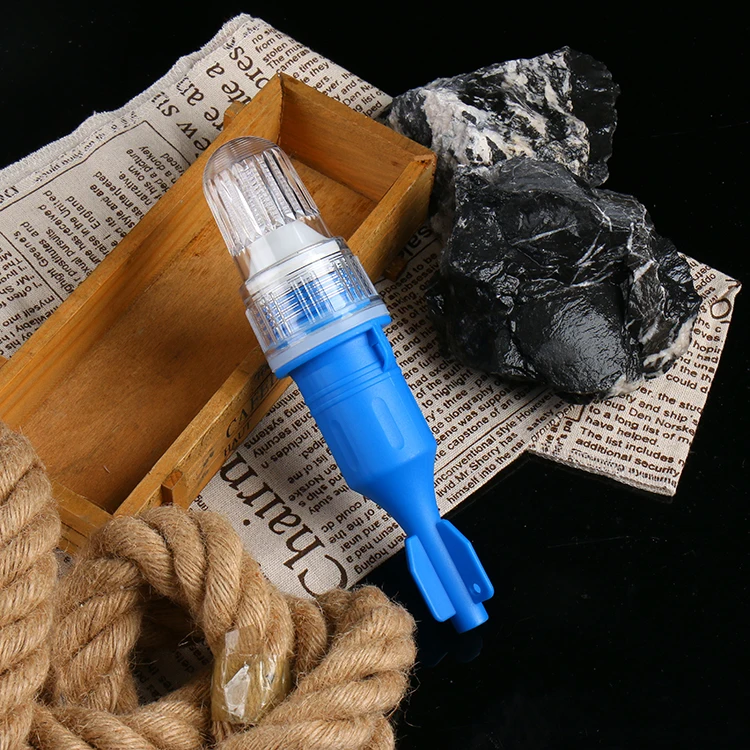 
Single Colour energy saving Torpedo automatic flashing fishing net Light fishing buoy light 