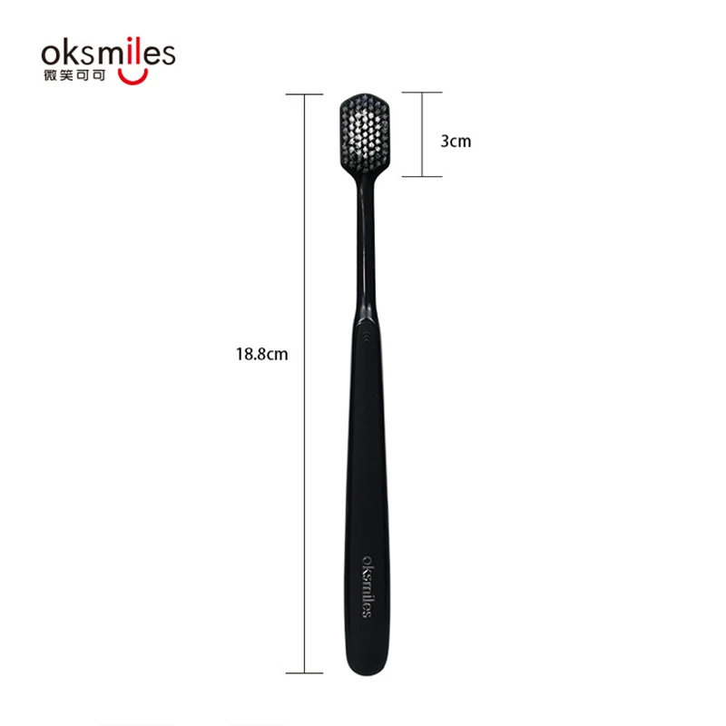 Wholesale OEM Adult Toothbrush with Wide Head High Density Filaments PP Handle