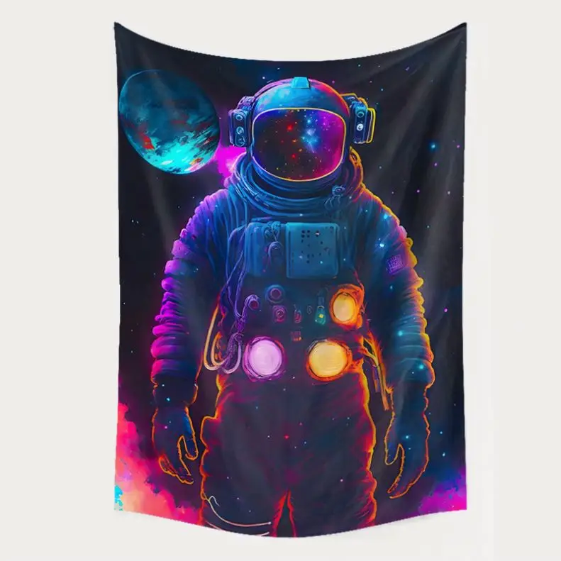 Custom Polyester Decorative Tapestry Personalize Animal style Designs Psychedelic Tapiz Wall Hanging Wall Decor Bedroom Office