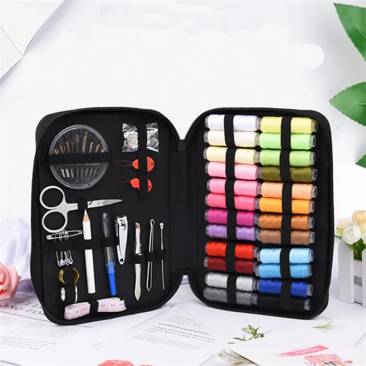 Sewing KIT for Premium Sewing Accessories include XL Spools of Thread and Most Useful Colors ,Emergency Repairs, Travel, Kids