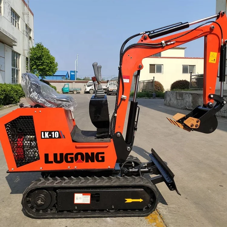Lugong 0 9 тонн rototilt Гусеничный мини-экскаватор буксируего