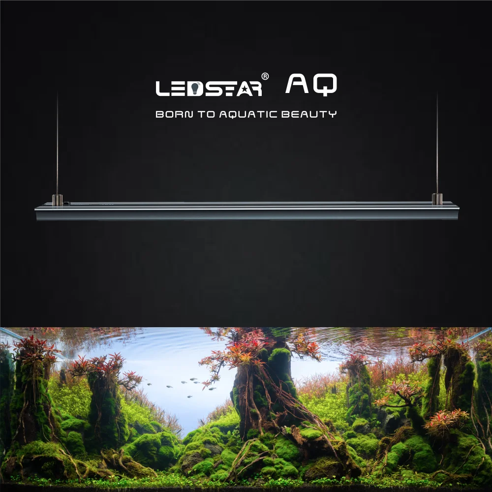LEDSTAR RGBW полный спектр светодиодных аквариумных растений свет IP68 Водонепроницаемый-J