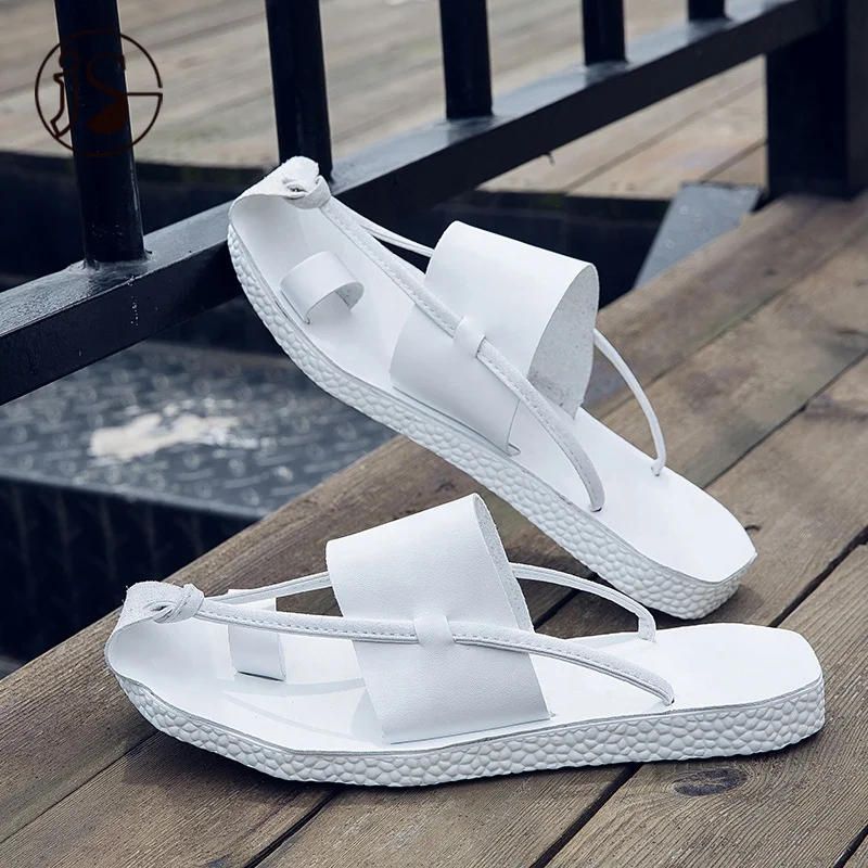 Summer retro roman flat simple design kito sandals with straps hot selling sandals for men