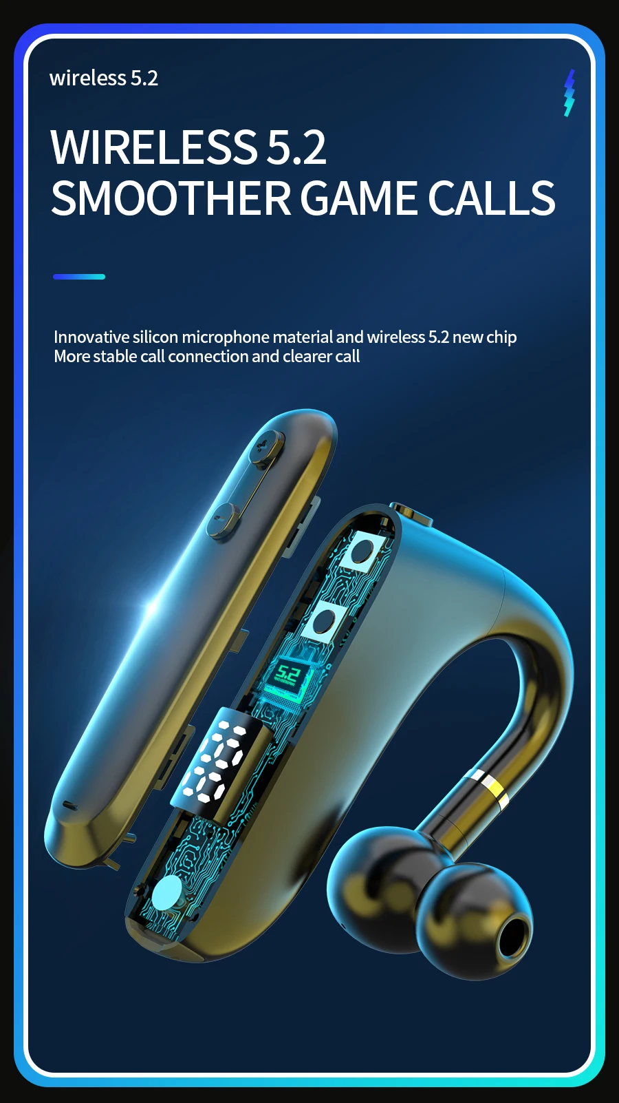 Новый продукт Md618 шумоподавляющие наушники-вкладыши наушники с крючком спортивные игровые Беспроводные микрофоном