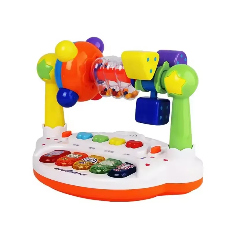 NKToy Samtoy Early Education Intelligent Musical Keyboard Toys Baby Instruments English Electronic Organ With Music