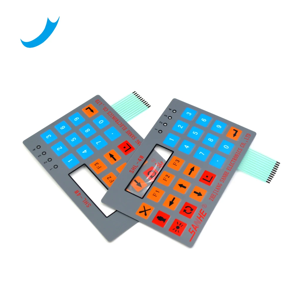 customized membrane keypad switch led back light