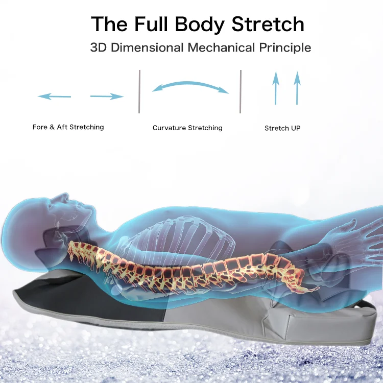 Yoga Back Stretching Mat Electric Full Body Airbag Vibration Heating Pressure Air Compress Massager Mattress Machine