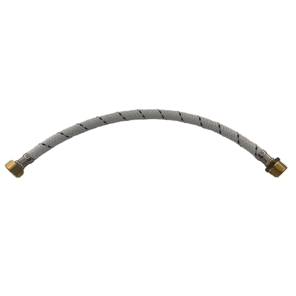 F1/2*M1/2 vinilo flexible Connection Hose for Plumbing Toilet Basin Faucet Tap Mixer with brass fittings