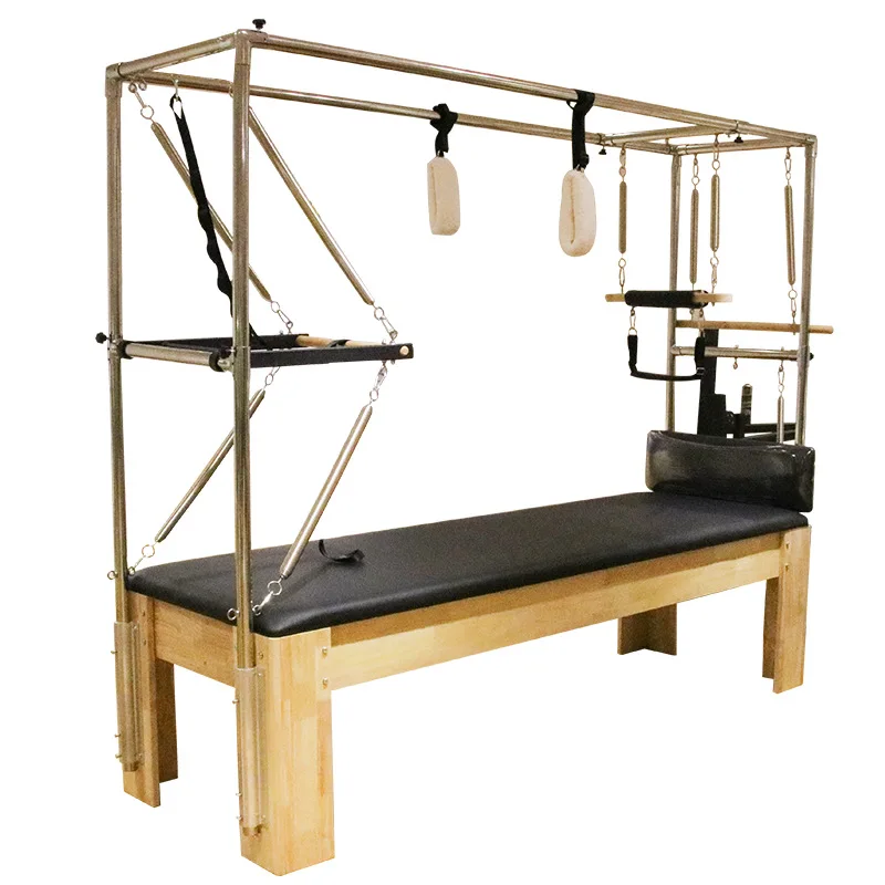 Custom Multi-functional Fitness oak two in one body cadillac pilates reformer equipment