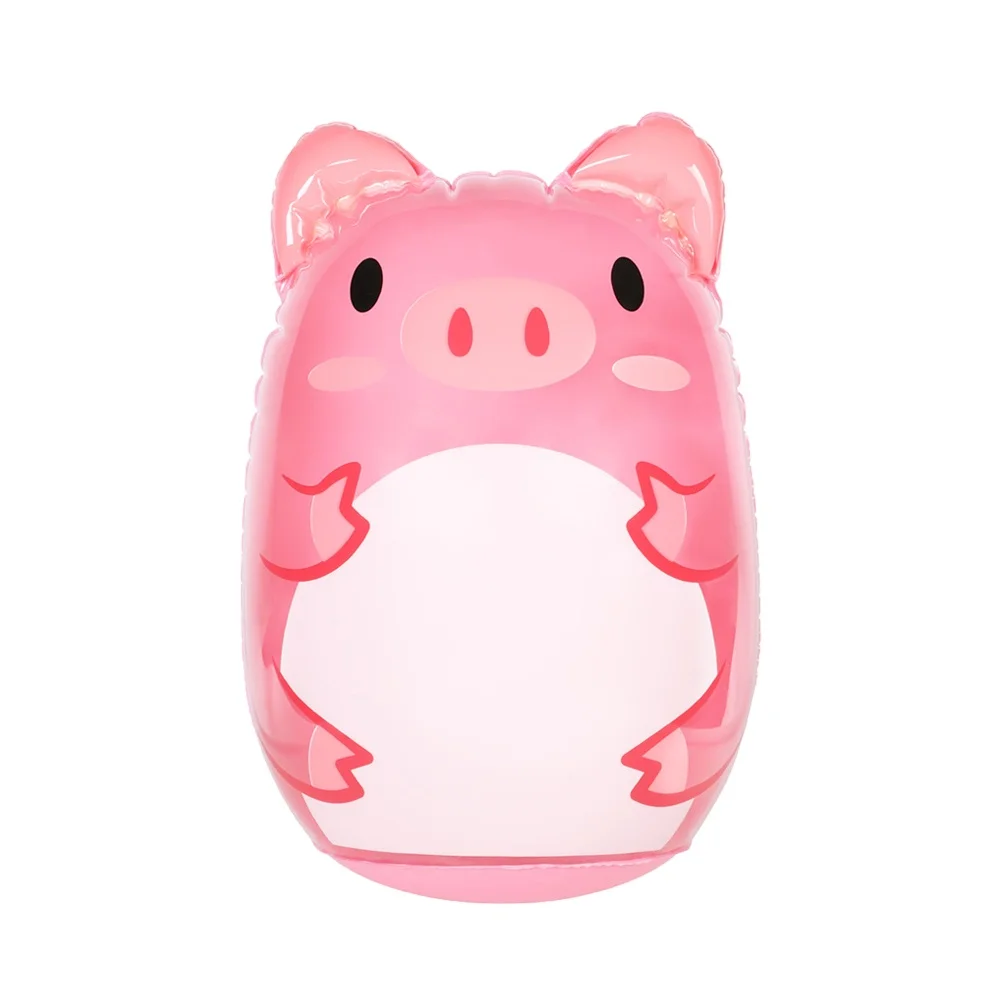 Doctor Dolphin PVC Style Cartoon Small Pig Gift Punch Inflatable Tumbler animal Toy Kids Play