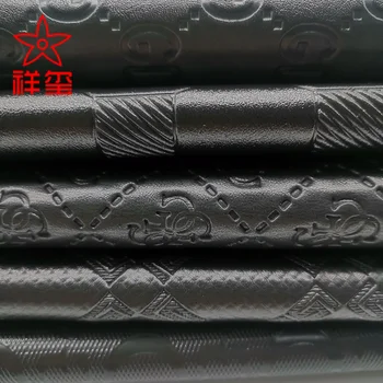 Spot Pu Artificial Pu Goods Synthetic Leather China Sofa Pvc Car Upholstery Fabric Velvet Fabric for Sofa Knitted Embossed