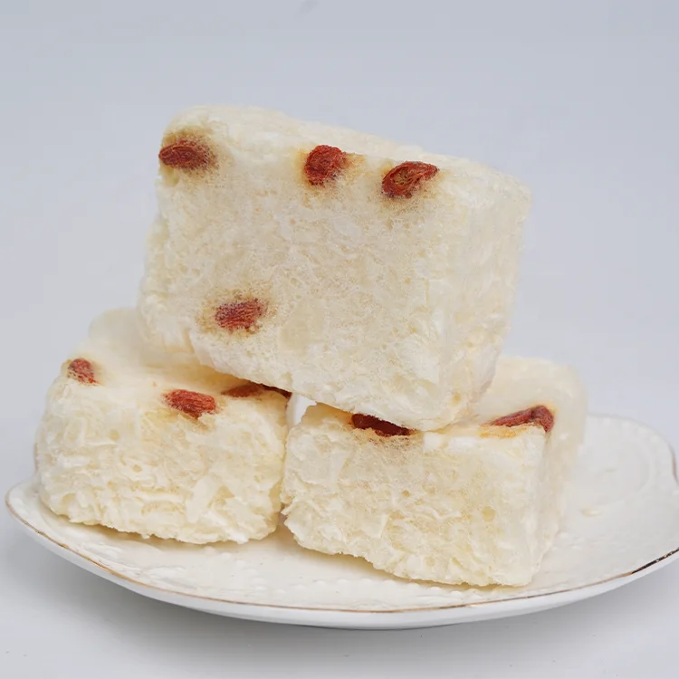 slimming weight loss Delicious wholesale fast food breakfast healthy food freeze dried tremella soup Pear and wolfberry tremella soup snow fungus