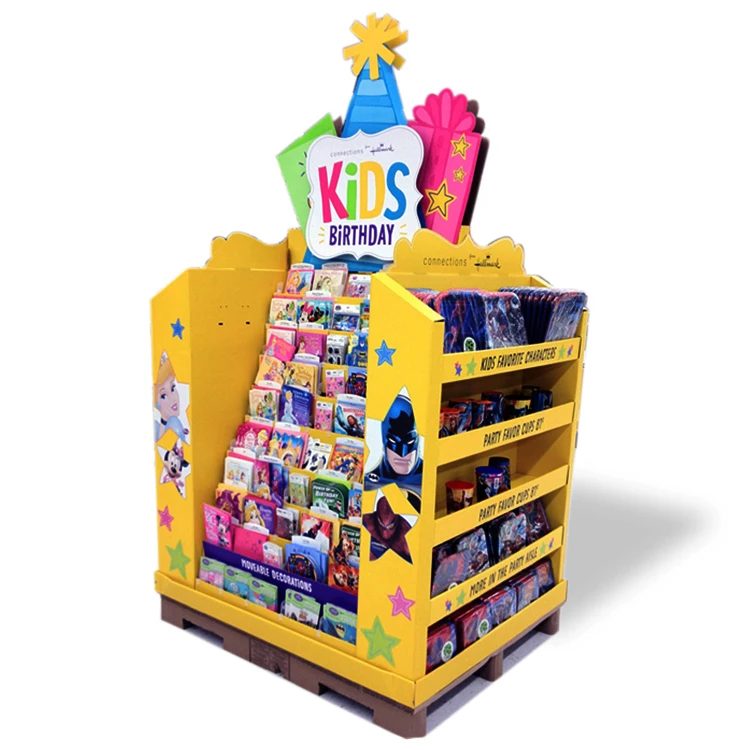 Pallet Display For Magazine/Comic Book/Notebook Display Stand Book Display Rack For Bookstore